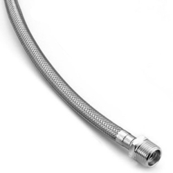 Flexible mallado/acero 1/2x60cm macho giratorio