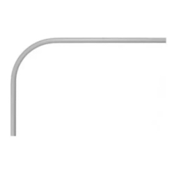 Barral curvo - Aluminio - Pulido 75x175 cm