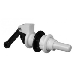 Botón pulsador pvc completo para deposito de embutir