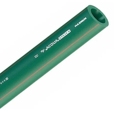 Caño termofusión pn20 40mm agua fría y caliente x 4 mts Acqua System