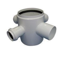 Pileta pvc patio 110x63mm (3x40) junta elástica