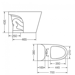 FERRUM MARINA INODORO LARGO BLANCO IHLJ