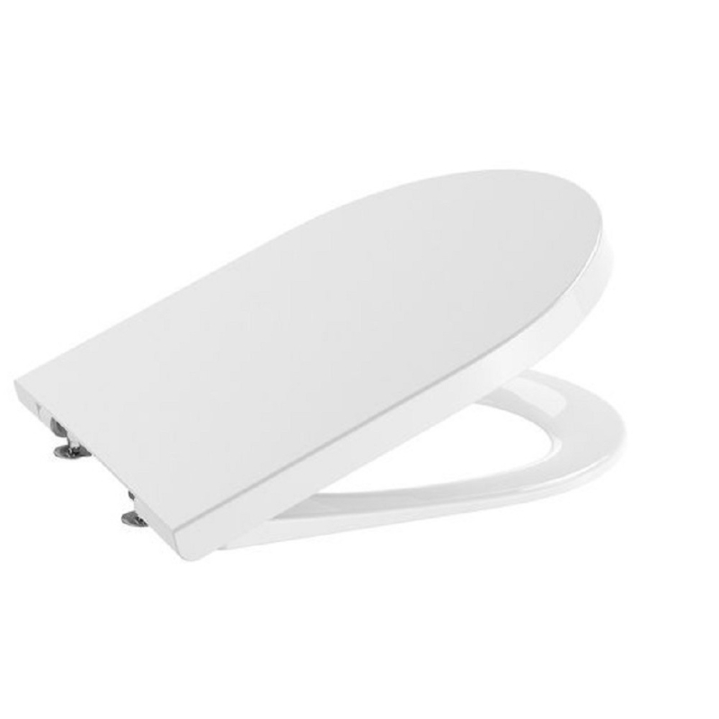 Asiento inodoro Inspira Round blanco - caída amortiguada - Roca