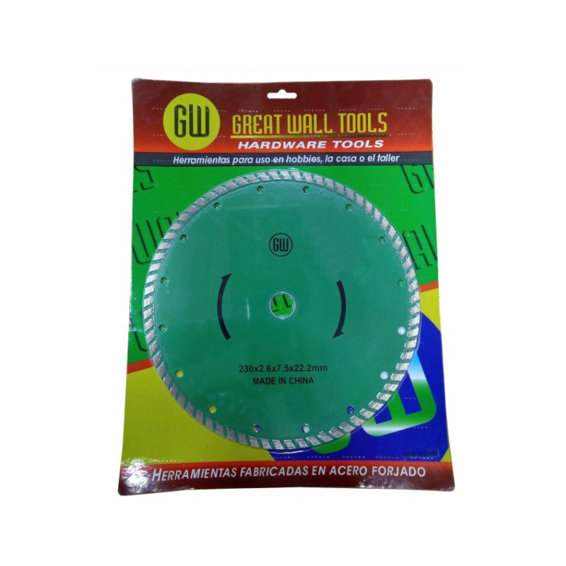 Disco de corte 180 diamantado - Turbo Verde