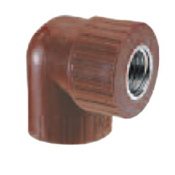 Codo 90° reducción - fusión 3/4" x 1/2" rosca metálica (H) hidro 3