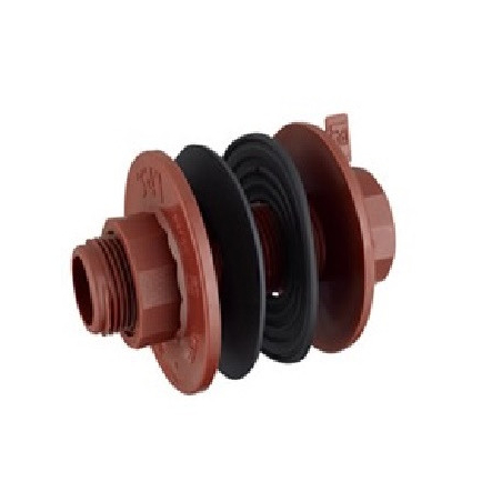 Adaptador para tanque polipropileno 1/2" con juntas