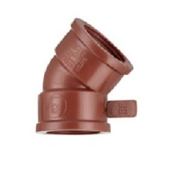 Codo rosca 45° polipropileno hh 1 1/4"