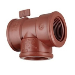 Tee reducción polipropileno hhh 1/2" x 3/4" x1/2"