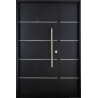 Nexo galvanizada puerta inyectada 5 tableros horizontal con aplique - izquierda 132cm - G097
