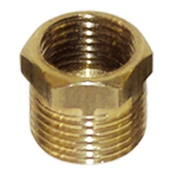 Buje de reducción bronce 1/2" x 3/8"