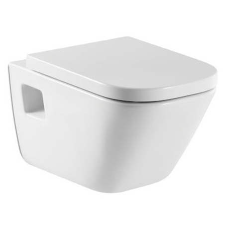 Roca The Gap Rimless - Inodoro de colgar - blanco