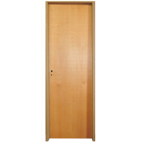 Puerta Placa cedro - Marco chapa 18 - 90x15 Línea Verde - Valentinuz (Derecha)