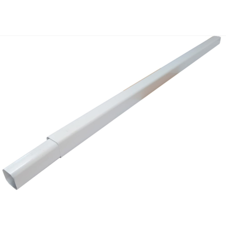 Barral toallero extensible epoxi blanco 62cm