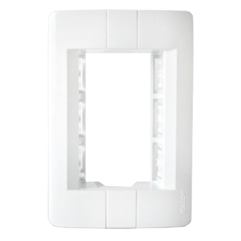 Bastidor - Tapa blanca Donna - Kalop - 3 modulos - KL40615