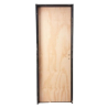 Puerta Placa pino marco chapa - 90x15 Valentinuz - (Izquierda) Standard