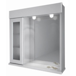 Botiquin Schneider B62 con puerta izquierda de vidrio 60x60cm
