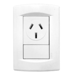 Conjunto armado 1 toma combinada 20 amp blanco sica