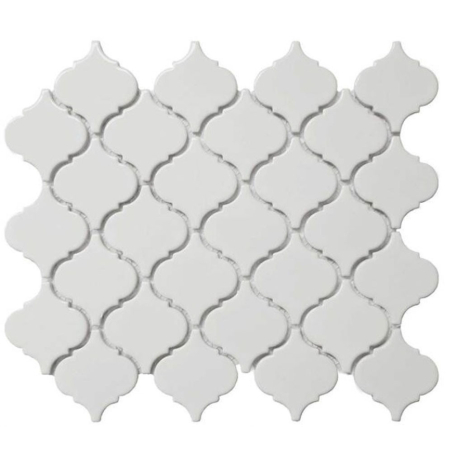 Fika Lattern white matte 24,6x28cm - X unidad