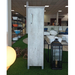 Placard Nórdica - JC - 140x35x35cm - Concreto