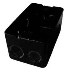 Caja hierro rectangular liviana profunda 10,5 x 6,5 x 6cm