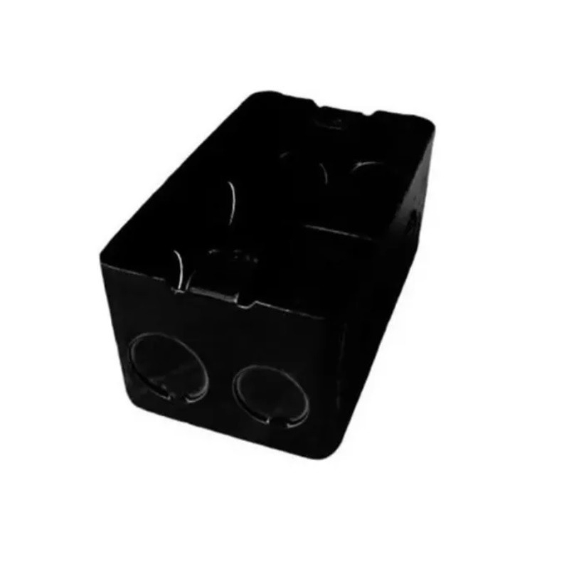 Caja hierro rectangular liviana profunda 10,5 x 6,5 x 6cm