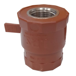 Cupla polipropileno rosca reducción 3/4" x 1/2" con inserto metálico hembra