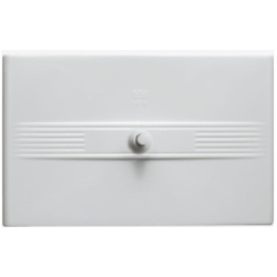 Tapa de inspección plástica con pulsador plástico y sobretapa blanca