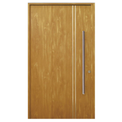 Pivotante Deluxe Wood Nexo - Roble Americano con aluminio - Izquierda - 115x205cm