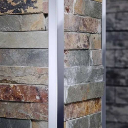 Tapacanto Atrim - Aluminio cromado brillante 16x16mm x 2,5m - 1911