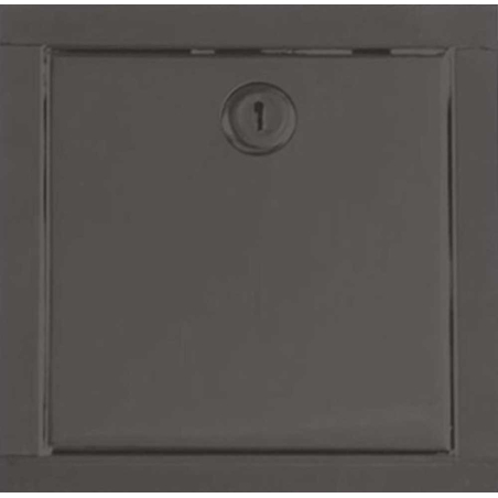 Puerta para llave de paso 20x20cm Chapa