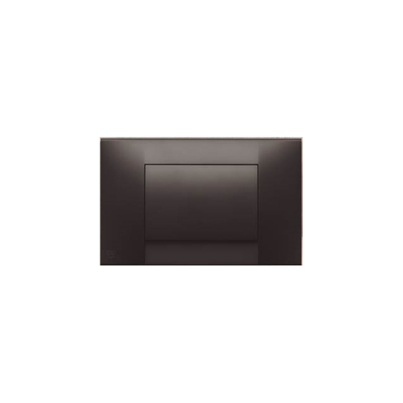 Tapa y tecla universal deposito embutidos pvc negro ideal