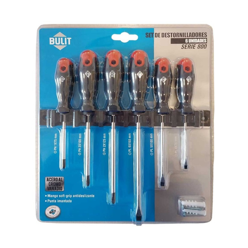 Destornilladores serie 600 6 unidades Bulit