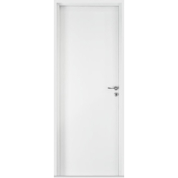 Puerta placa Oblak simple contacto Practika blanca - Marco aluminio (Izquierda) 70x7