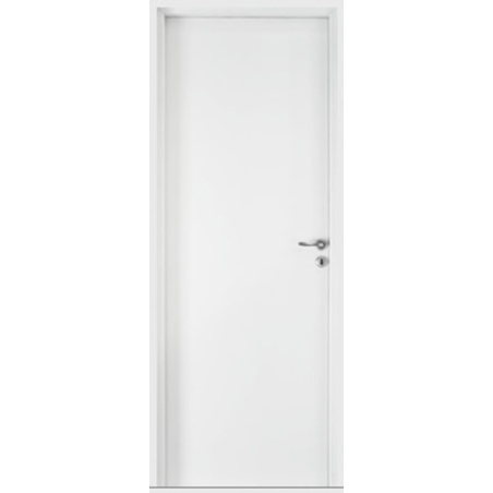 Puerta placa Oblak simple contacto Practika blanca - Marco aluminio (Izquierda) 80x7