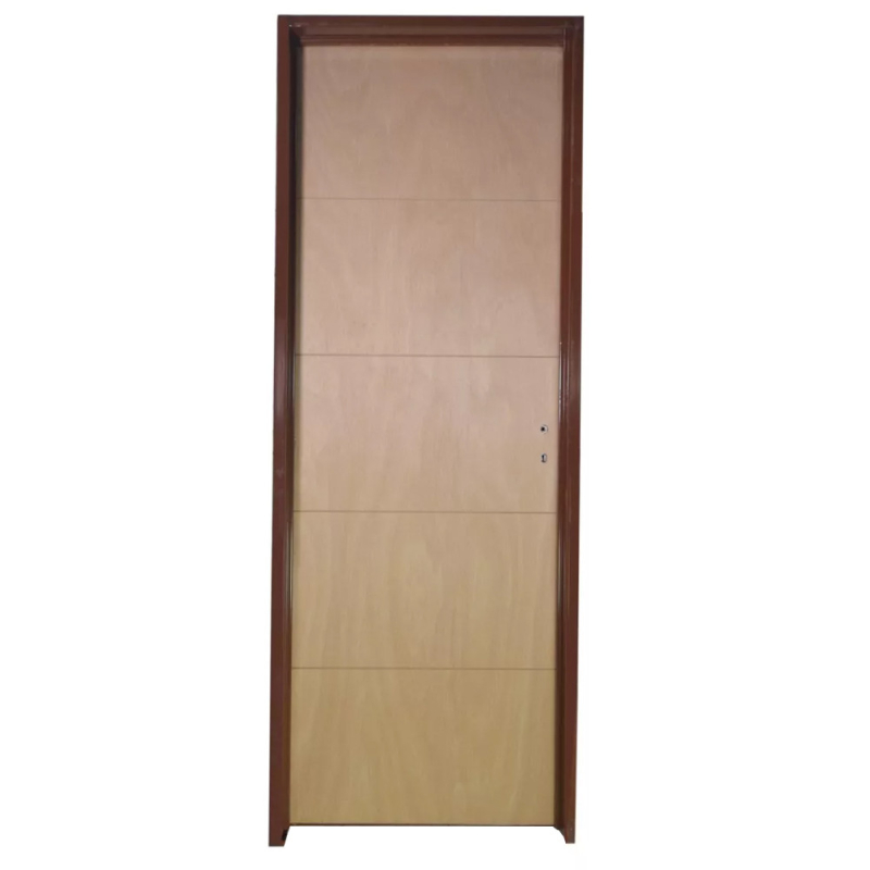 Puerta placa 2006 Americana 9 MDF - Marco de chapa (Izquierda) 70x15cm