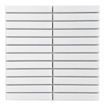 Fika Stackbond matte white 30x29.6cm - X unidad