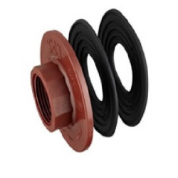 Brida lisa con junta elástica  1 1/4" 524