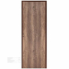 Puerta placa Oblak simple contacto Tekstura - Lisa nogal - Marco chapa 18 (Derecha) 80x10cm