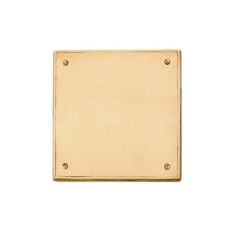 Tapa simple para piso 15x15 - Bronce Pulido