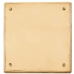 Tapa simple para piso 12x12 - Bronce Pulido