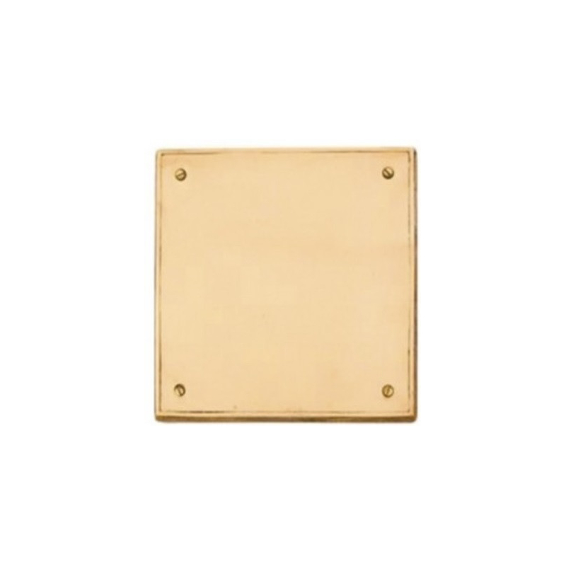 Tapa simple para piso 12x12 - Bronce Pulido