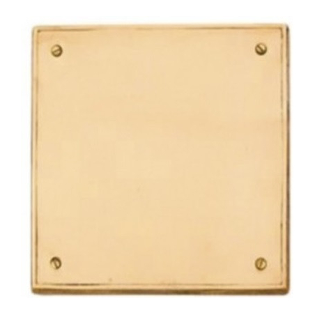 Tapa simple para piso 12x12 - Bronce Pulido