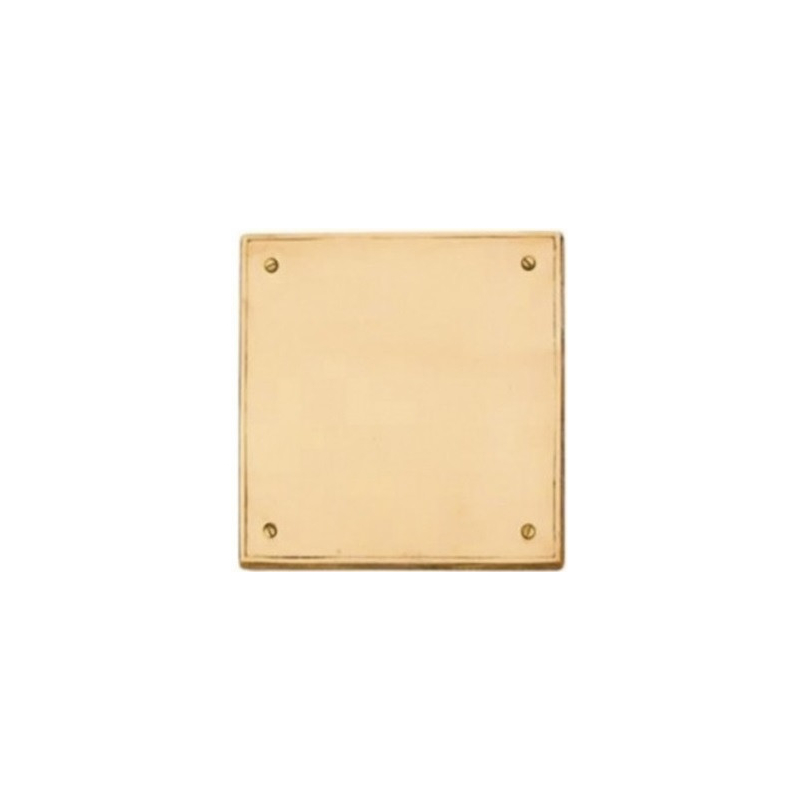 Tapa simple para piso 10x10 - Bronce Pulido