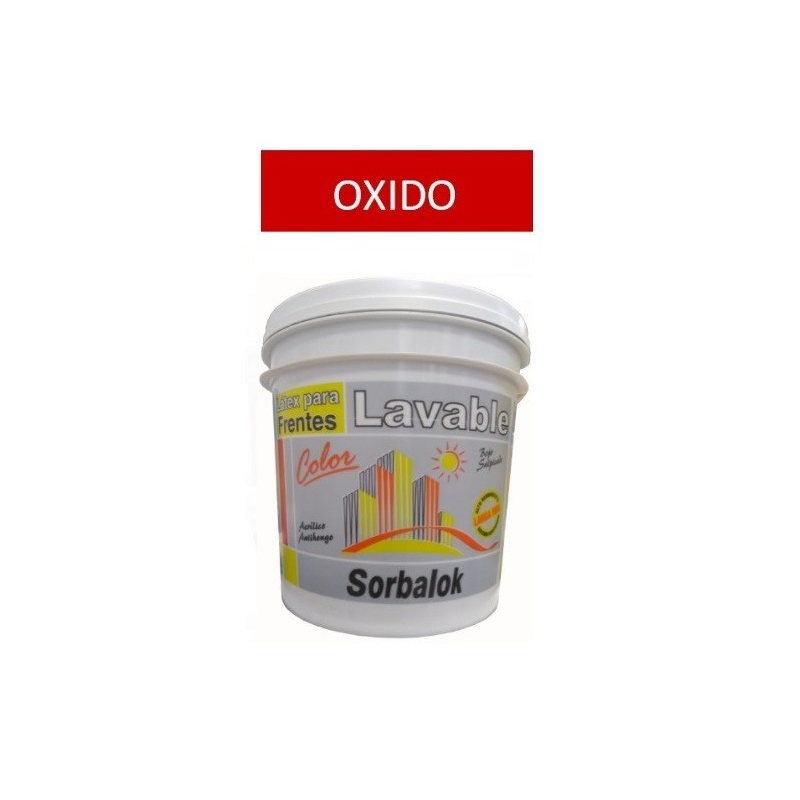 Sorbalok látex cancha rojo-oxido x 4 litros