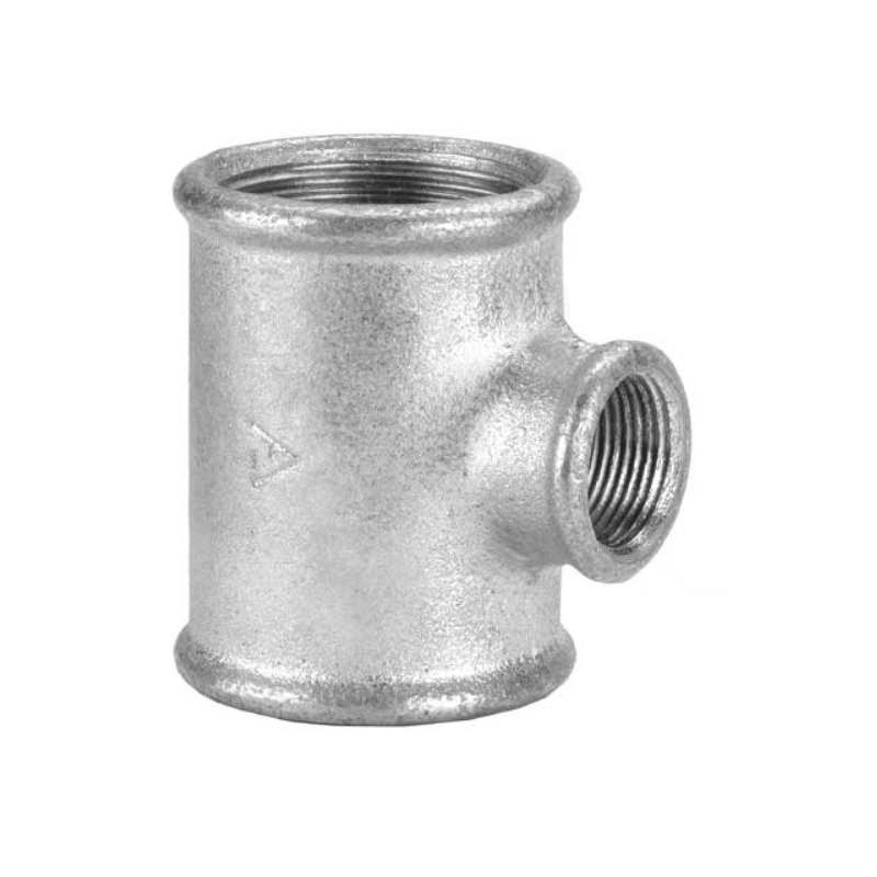 Tee Hierro Galvanizado de reducción 3/4"x1/2"