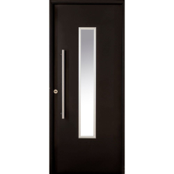 Nexo galvanizada puerta inyectada vidrio central 85cm - G050 (Derecha)