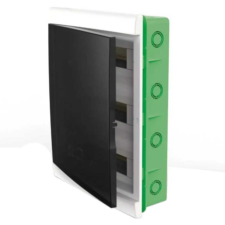 Caja PVC DIN de embutir 24-48 con puerta Genrod