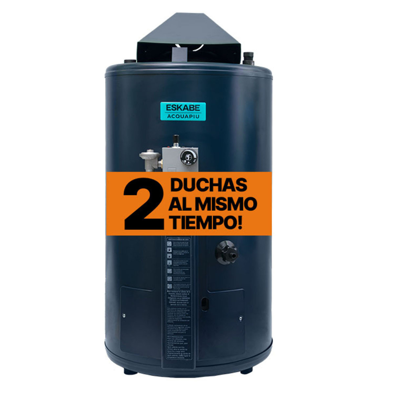 Termotanque Eskabe Acquapiu 700L/H Multigas - Salida de gas horizontal (Ex A4)