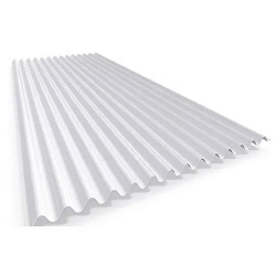 Chapa sinusoidal traslúcida polipropileno blanca 1.8mm x 8.50m