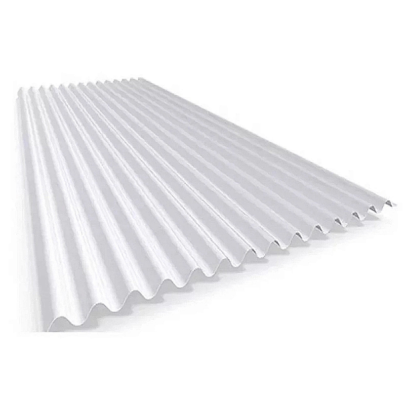 Chapa sinusoidal traslúcida polipropileno blanca 1.8mm x 8.50m